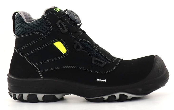 Sievi Turvakeng t Roller High S3 BOA kiristysmekanismilla Musta 