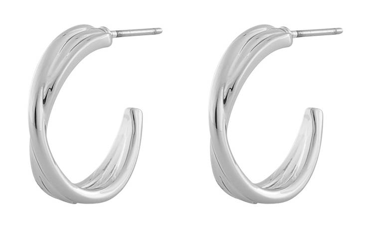 Snö of Sweden Örhängen Elma oval silver - Örhängen - 128034 - 1