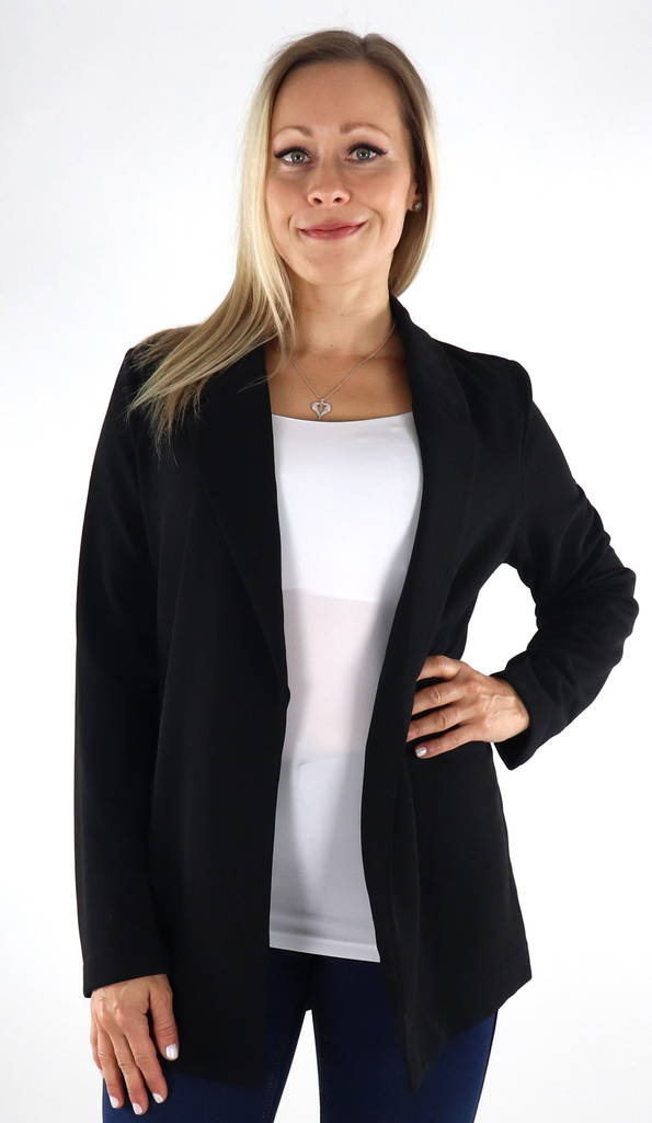 Vero Moda naisten Bleiseri Liva long musta - Naisten jakut - 134104 - 1