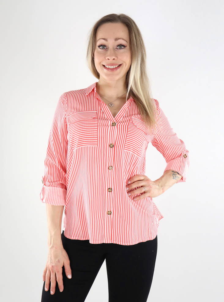 Vero Moda naisten kauluspaita Bumpy koralli - Naisten kauluspaidat ja puserot - 135404 - 1