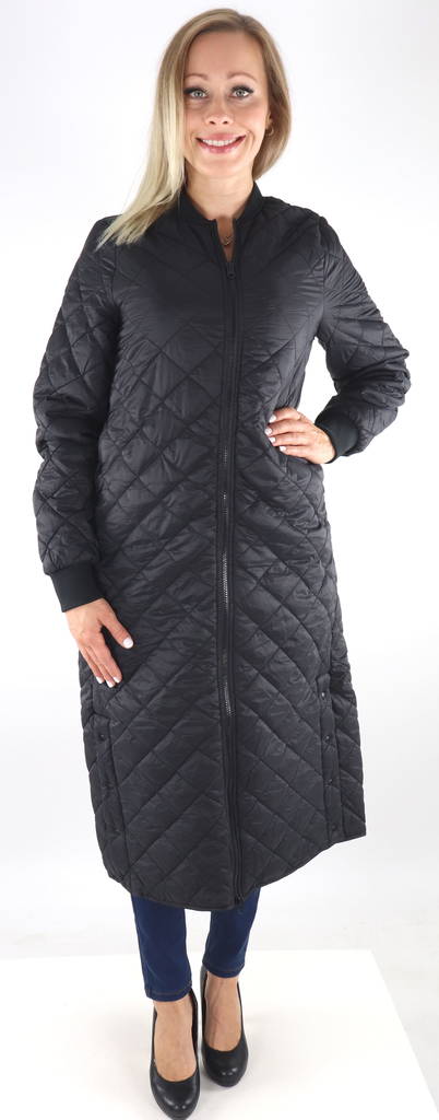 Vero Moda naisten takki Hayle long musta - Naisten kevyttoppatakit - 131534 - 1