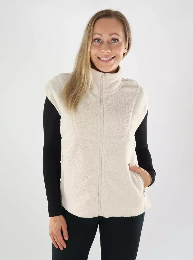 Only Play naisten liivi Mon Teddy beige - Naisten liivit - 139214 - 1