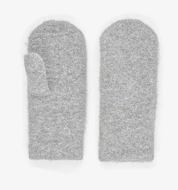 Pieces Lapaset Berta vaaleanharmaa - Naisten päähineet ja käsineet - 139224 - 1