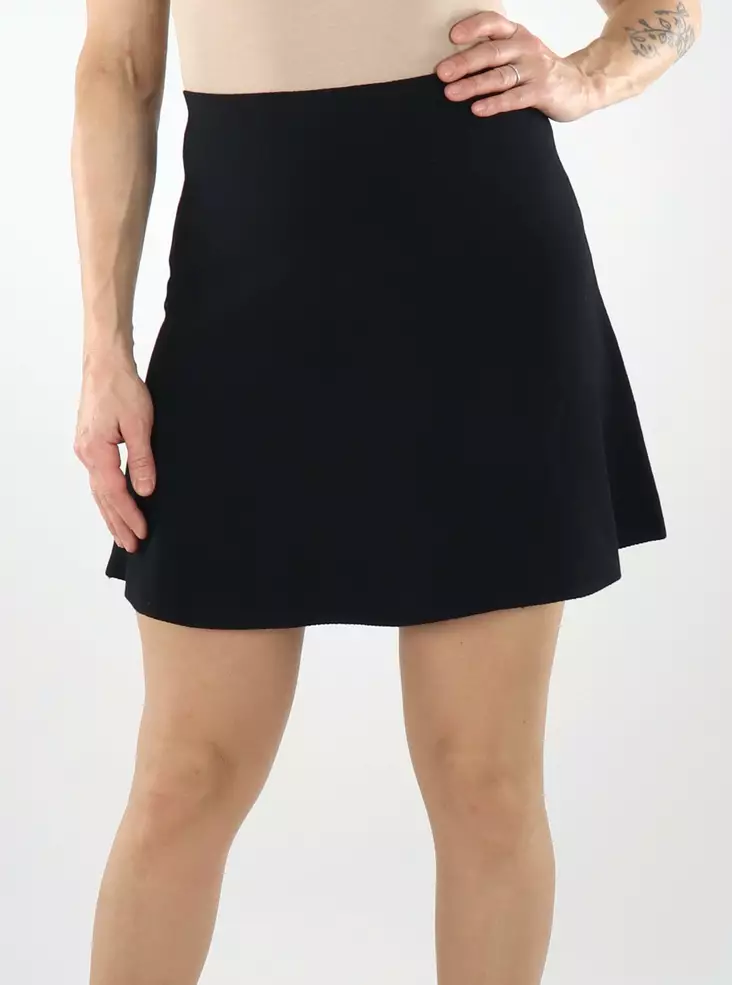 Only naisten hame Mellii short knit musta - Kjolar - 141564 - 1