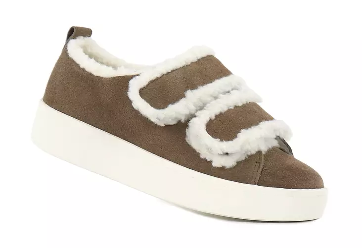 Duffy naisten mokkanahkaiset tennarit 73-44509 camel - Sneakers för damer - 141654 - 1