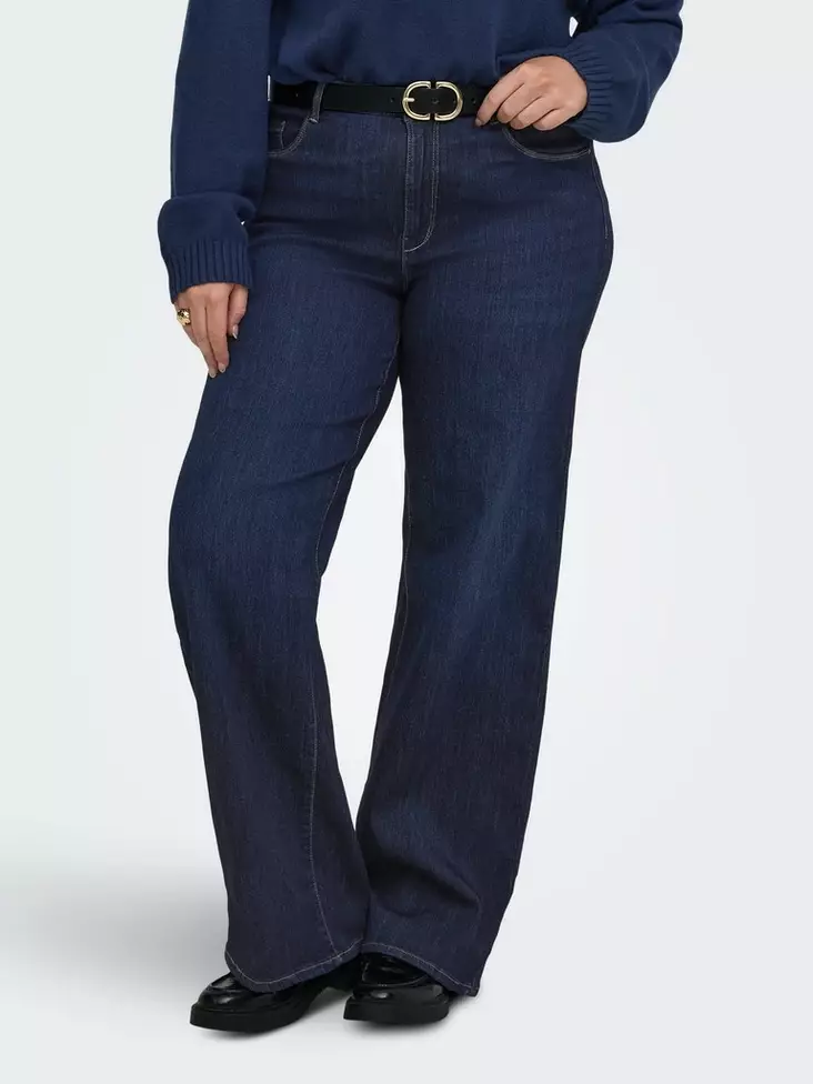 Only Carmakoma pluskoon farkut Thunder hw tummansininen - Jeans för damer - 141684 - 1