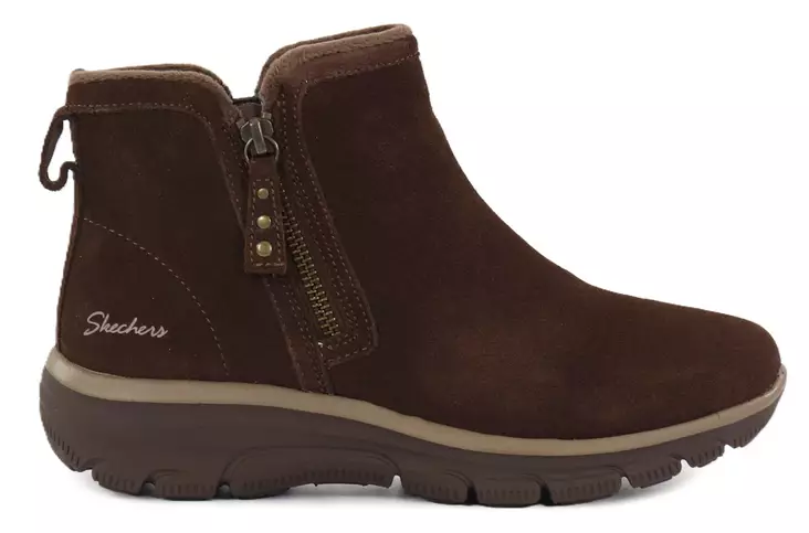 Skechers naisten nilkkurit 168188/CHOC EASY GOING - URBAN ZIP tummanruskea - Skechers nilkkurit - 141904 - 1