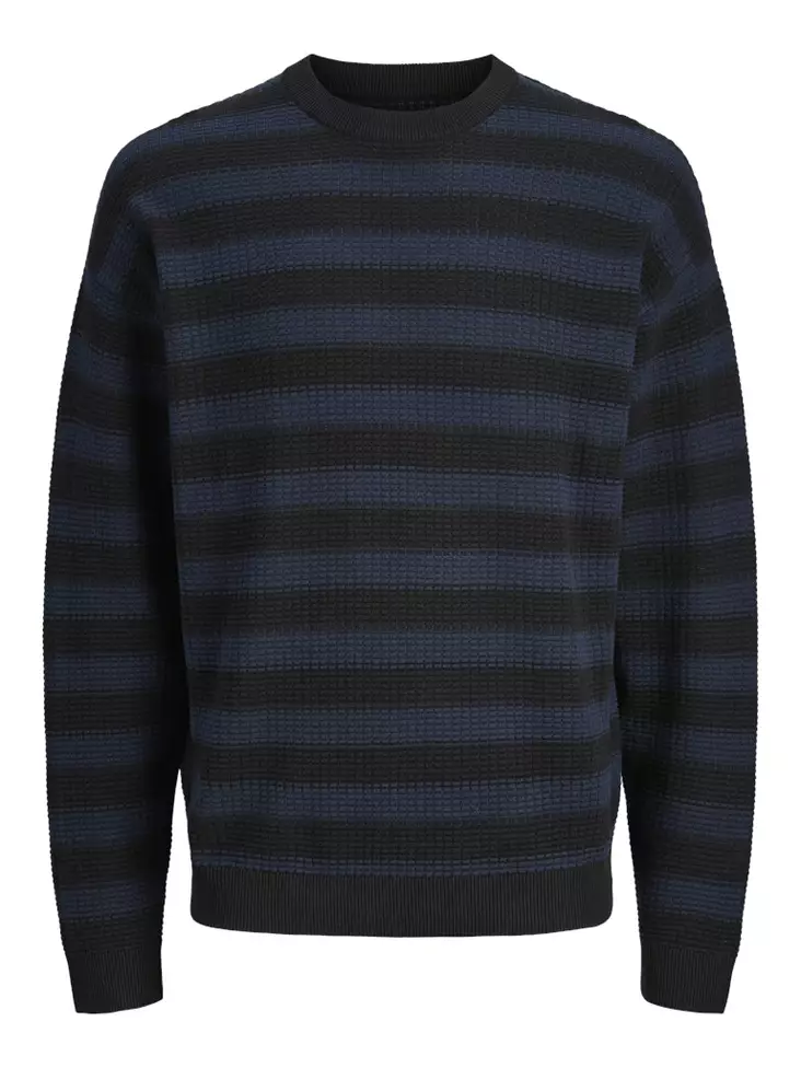 Jack&Jones miesten Neule Greene musta/sininen - Miesten neuleet - 139814 - 1