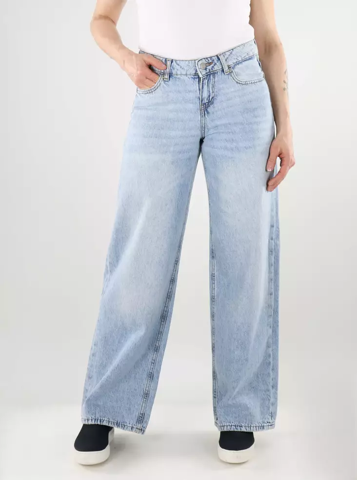 JJXX damjeans med låg midja vid LW ljusblå denim - Jeans för damer - 138044 - 1
