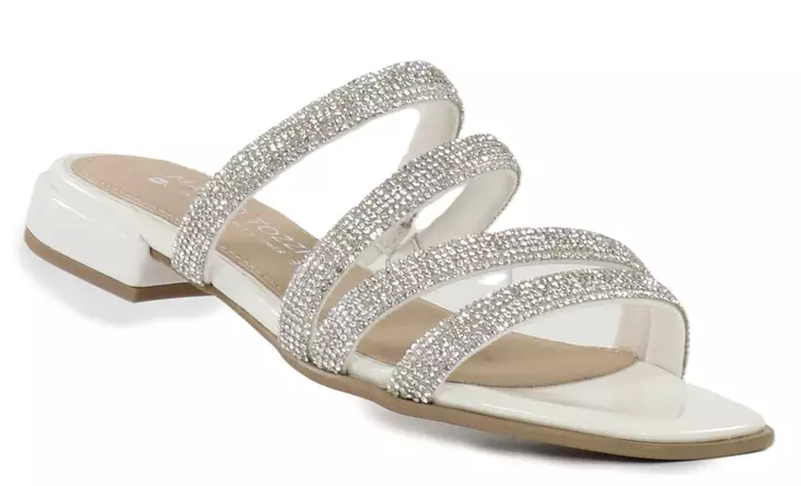 Marco Tozzi strassikoristeiset pistokkaat 87101-46 valkoinen - Pistokkaat - 140914 - 1