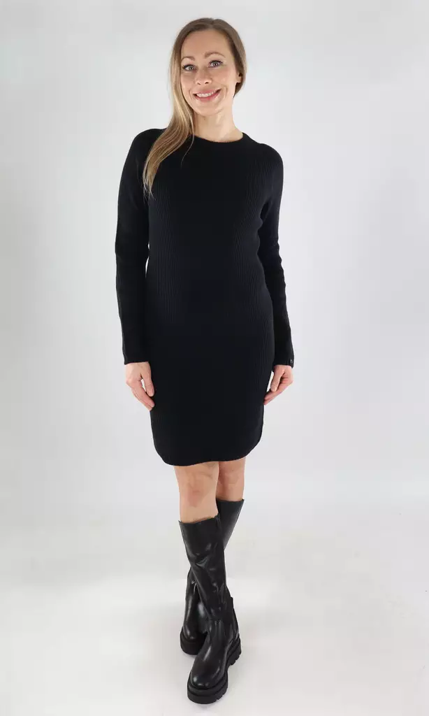 North Outdoor Kanerva merinoklänning antracitgrå - Stickat för damer - 139724 - 1