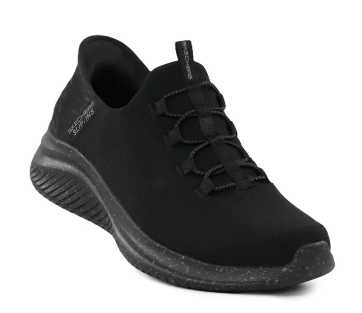 Skechers miesten leveälestiset tennarit 232452W/BBK ULTRA FLEX 3.0 - RIGHT WAY musta - Miesten tennarit - 138674 - 1