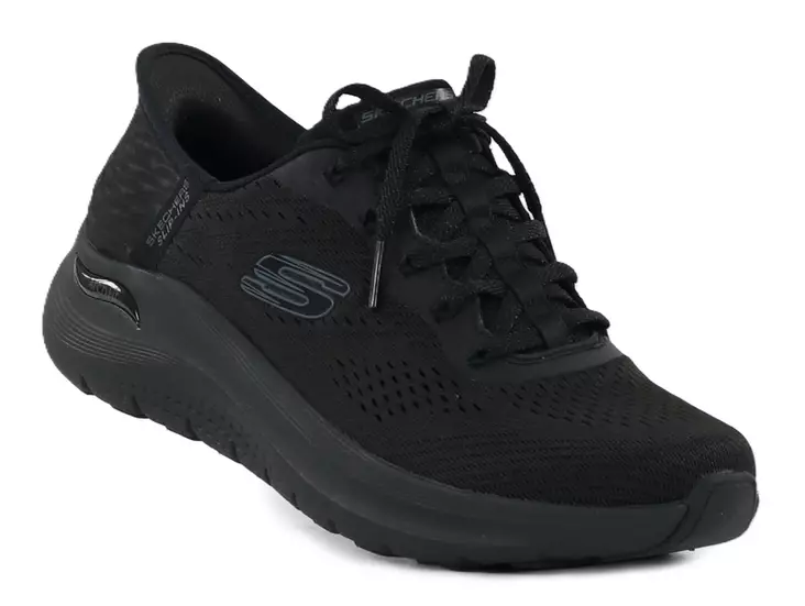 Skechers naisten leveälestiset tennarit 150066W/BBK Arch fit musta - Skechers sneakers - 141204 - 1