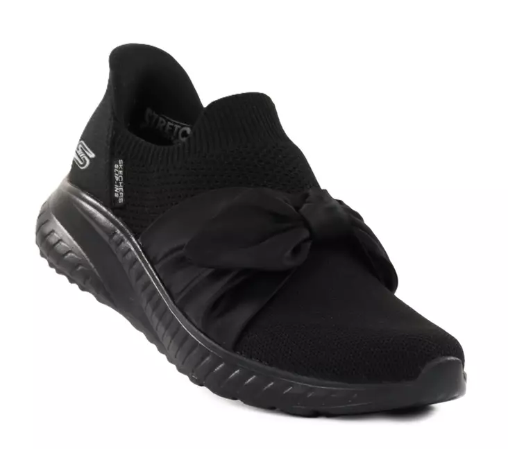 Skechers rosettsneakers för damer 117630/BBK BOBS SQUAD CHAOS - INSPIRE AWAY svart - Skechers sneakers - 138424 - 1