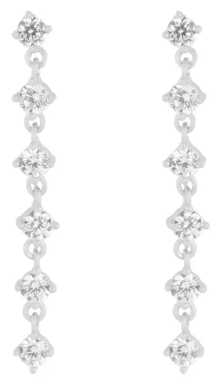 Snö of Sweden Örhängen Noctelle silver/klar - Örhängen - 140024 - 1