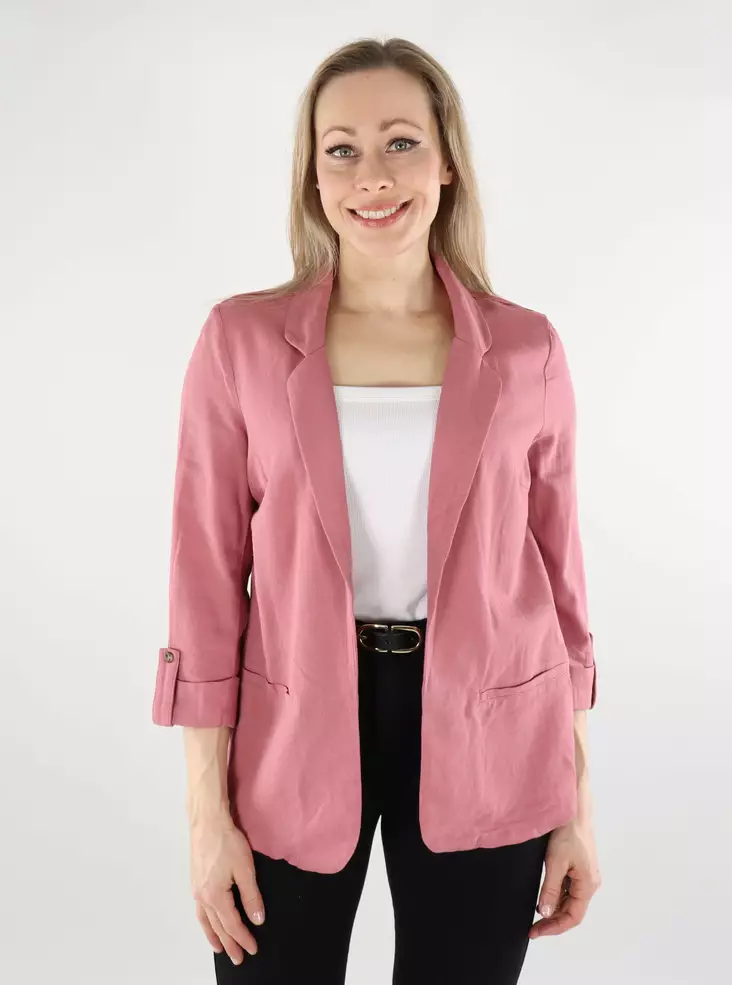 Vero Moda naisten bleiseri Jesmilo 3/4 Loose vanha roosa - Naisten jakut - 138224 - 1