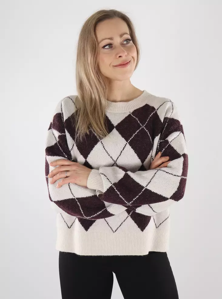 Vero Moda naisten neule Doffy birch/windsor - Naisten neuleet - 142254 - 1
