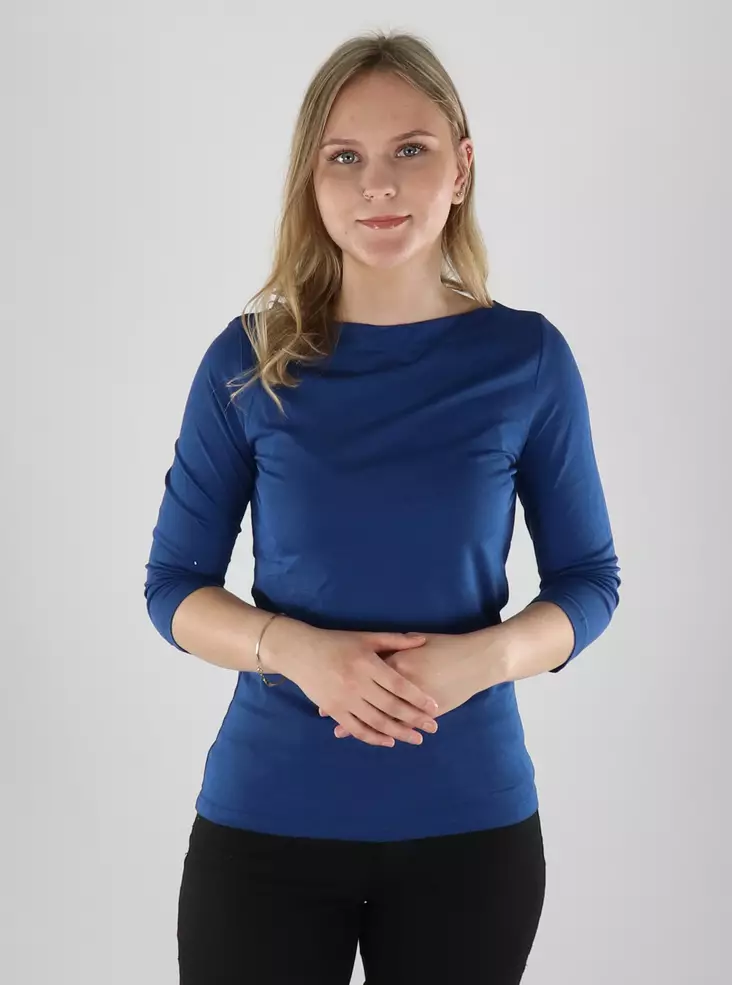 Vero Moda naisten paita Panda modal sininen - Naisten pitkähihaiset paidat - 141294 - 1