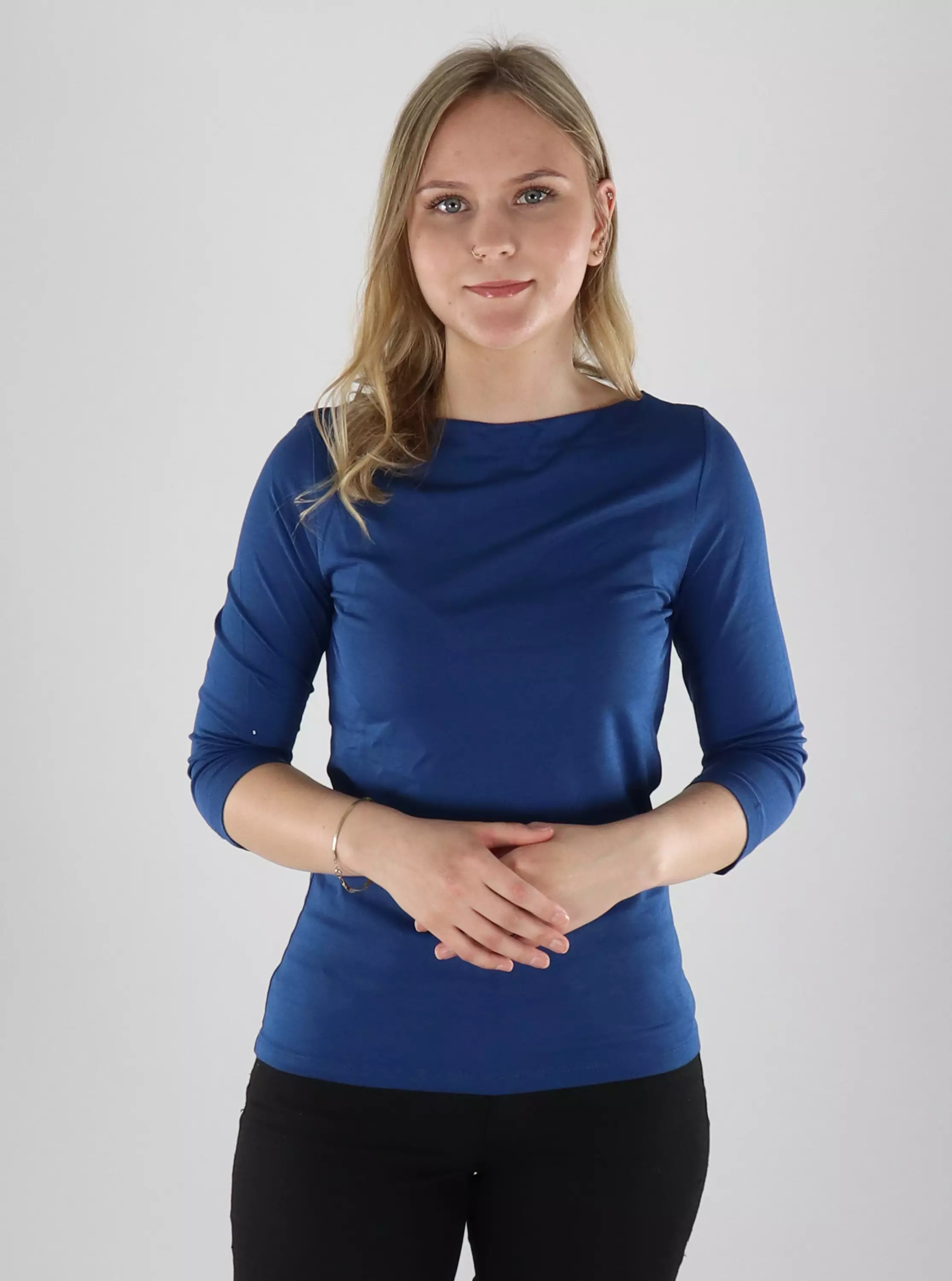 Vero Moda naisten paita Panda modal sininen