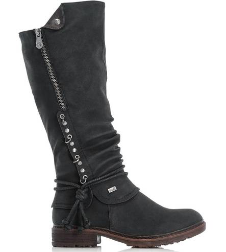 Rieker Saappaat 94759-00 musta - Rieker saappaat - 129275 - 1