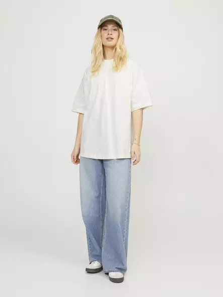 JJXX t-paita Valeria Over size valkoinen - Naisten T-paidat - 136475 - 2