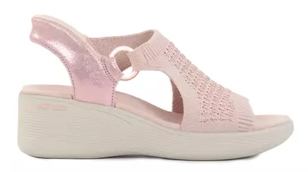 Skechers naisten kiilakorolliset sandaalit 188001/BLSH PIER LITE - PARK PATH vaaleanpunainen - Skechers sandaalit - 140645 - 1