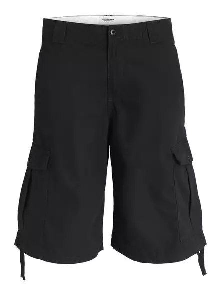 Jack&Jones puuvillaiset reisitaskuhortsit Towen cargo musta - Miesten shortsit ja caprit - 141085 - 1
