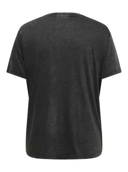 Only Carmakoma pluskoon T-paita Roxy black/rose - Naisten T-paidat - 141395 - 2
