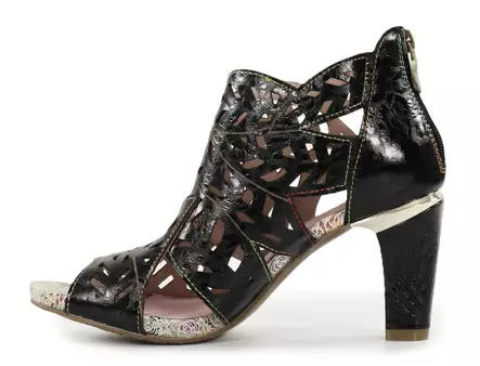 Laura Vita naisten korolliset sandaalit Albane 048 musta - Naisten sandaalit - 140765 - 2