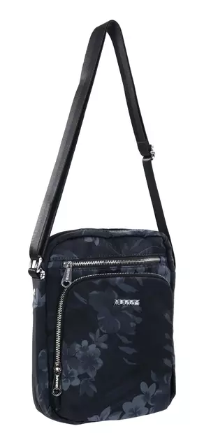 Nabo Laukku Marris NK2185 harmaa/kukkakuosi - Käsilaukut - 139745 - 1