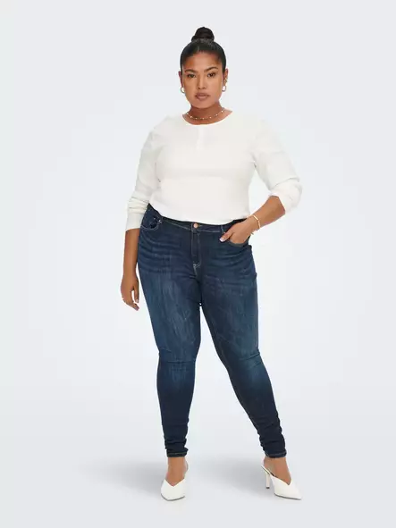 Only Carmakoma naisten pluskoon Paita Adda button - Naisten paidat ja yläosat - 2-2-131435 - 2