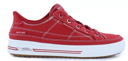 Skechers naisten kangastennarit 177197/RED Arch fit punainen - Skechers tennarit - 141285 - 2