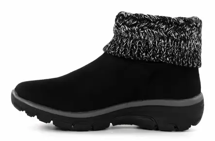 Skechers naisten nilkkurit 167401/BLK EASY GOING - COZY WEATHER musta - Naisten nilkkurit - 137125 - 2
