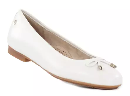 Tamaris Comfort leveälestiset ballerinat 82102-42 100 valkoinen - Ballerinat - 140185 - 1