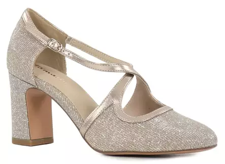 Tamaris Korkokengät 22454-47 light gold glam - Tamaris höga klackar - 141365 - 1