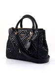 Guess Väska Marieke QM922906 svart logga - Handväskor - 135385 - 3