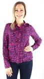 JDY Dress Shirt Jackson, svart/rosa anima - Skjortor och blusar för damer - 132495 - 1