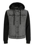 Jack&Jones miesten hupullinen farkkutakki Jean grey denim - Miesten takit - 134065 - 1