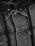 Jack&Jones miesten hupullinen farkkutakki Jean grey denim - Miesten takit - 134065 - 2