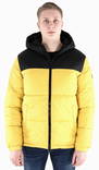 Jack & Jones vettähylkivä miesten talvitakki Drew puffer keltainen/musta - Miesten takit - 127115 - 1