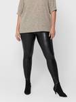 Only Carmakoma naisten pluskoon coutatut legginsit Rool coated musta - Legginsit - 126685 - 1