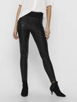 Only joustavat legginsit Star faux musta - Legginsit - 129485 - 1
