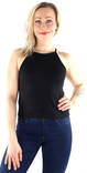 Pieces naisten Ribbitoppi Ostina strap musta - Naisten topit - 133495 - 1