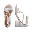 Rieker naisten juhlasandaalit 64654-40 hopea - Rieker sandaalit - 135795 - 4