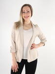 Vero Moda naisten bleiseri Jesmilo loose 3/4 beige - Naisten jakut - 133925 - 3