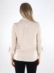 Vero Moda naisten bleiseri Jesmilo loose 3/4 beige - Naisten jakut - 133925 - 4