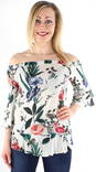 Vila Blus Bloomy 3/4 blommig - Långärmade tröjor för damer - 118995 - 1