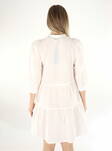 Vero Moda mekko / tunika Pretty 3/4 valkoinen - Mekot ja tunikat - 136215 - 2