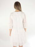 Vero Moda mekko / tunika Honey Lace valkoinen - Mekot ja tunikat - 136305 - 2