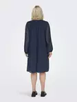 Only Carmakoma pluskoon mekko Anine V-Neck tummansininen - Mekot ja tunikat - 136795 - 2